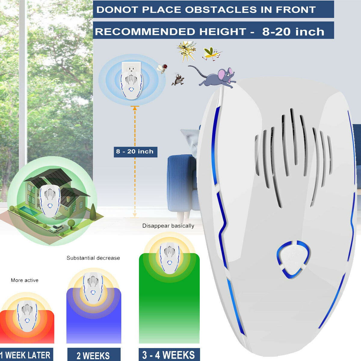 ultrasonic pest repeller